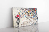 Banksy Butterfly Girl