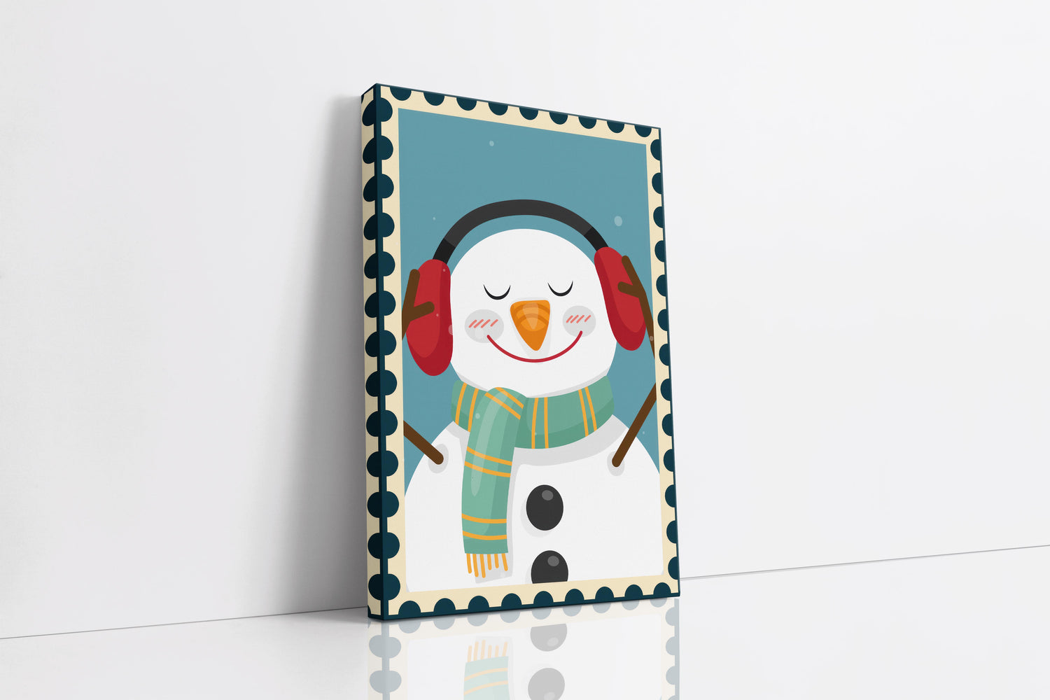 Christmas Snowman Stamp