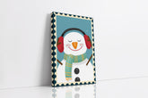 Christmas Snowman Stamp