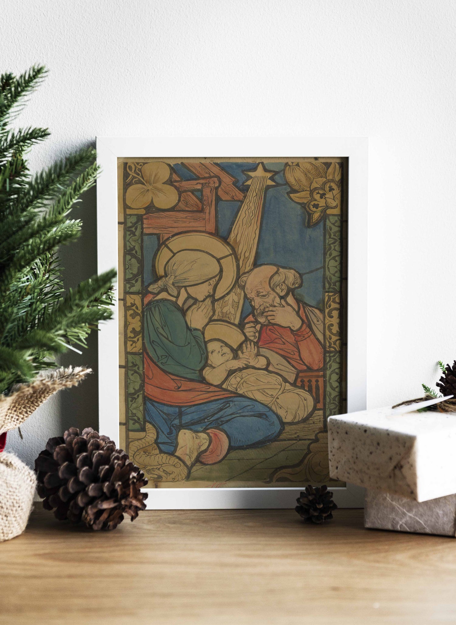 Christmas Stained Glass