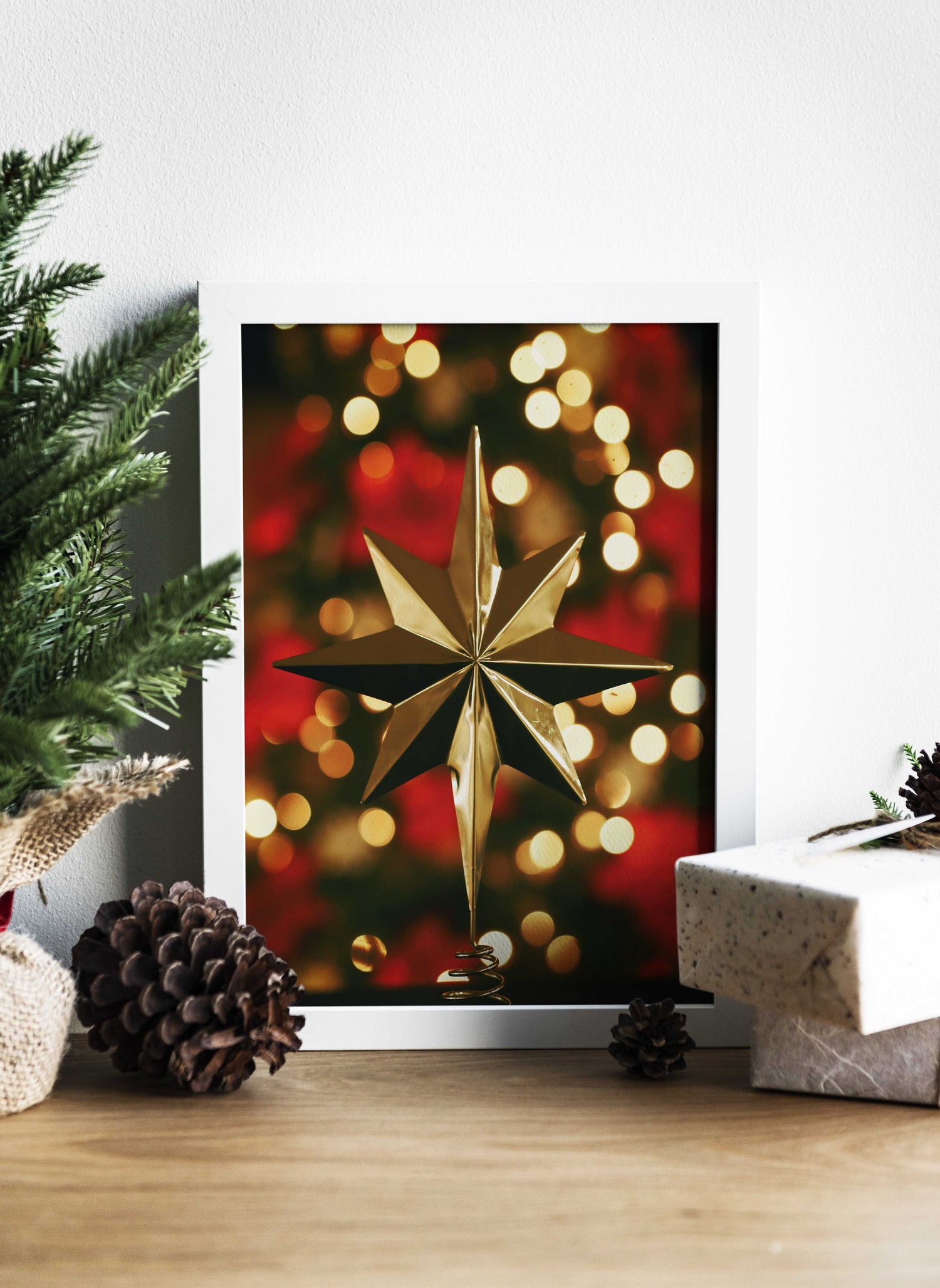 Golden Christmas Star