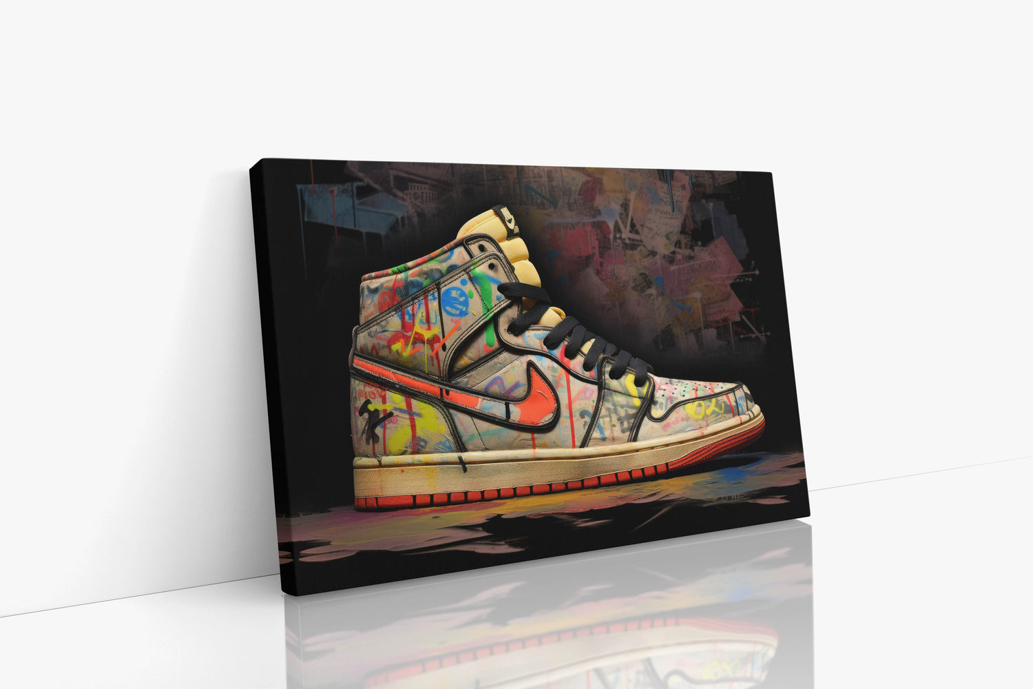 Graffiti Painted Jordans