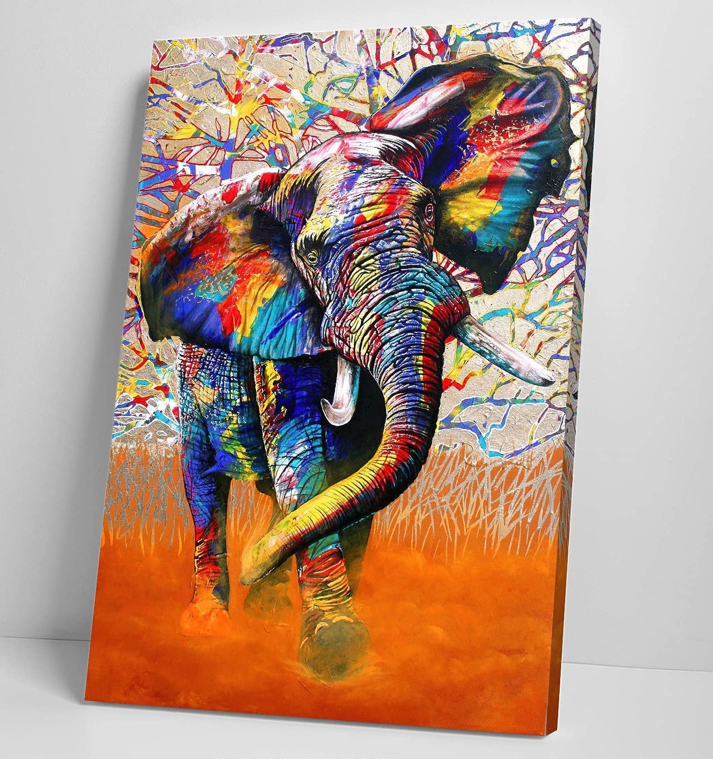 Colourful Graffiti Elephant