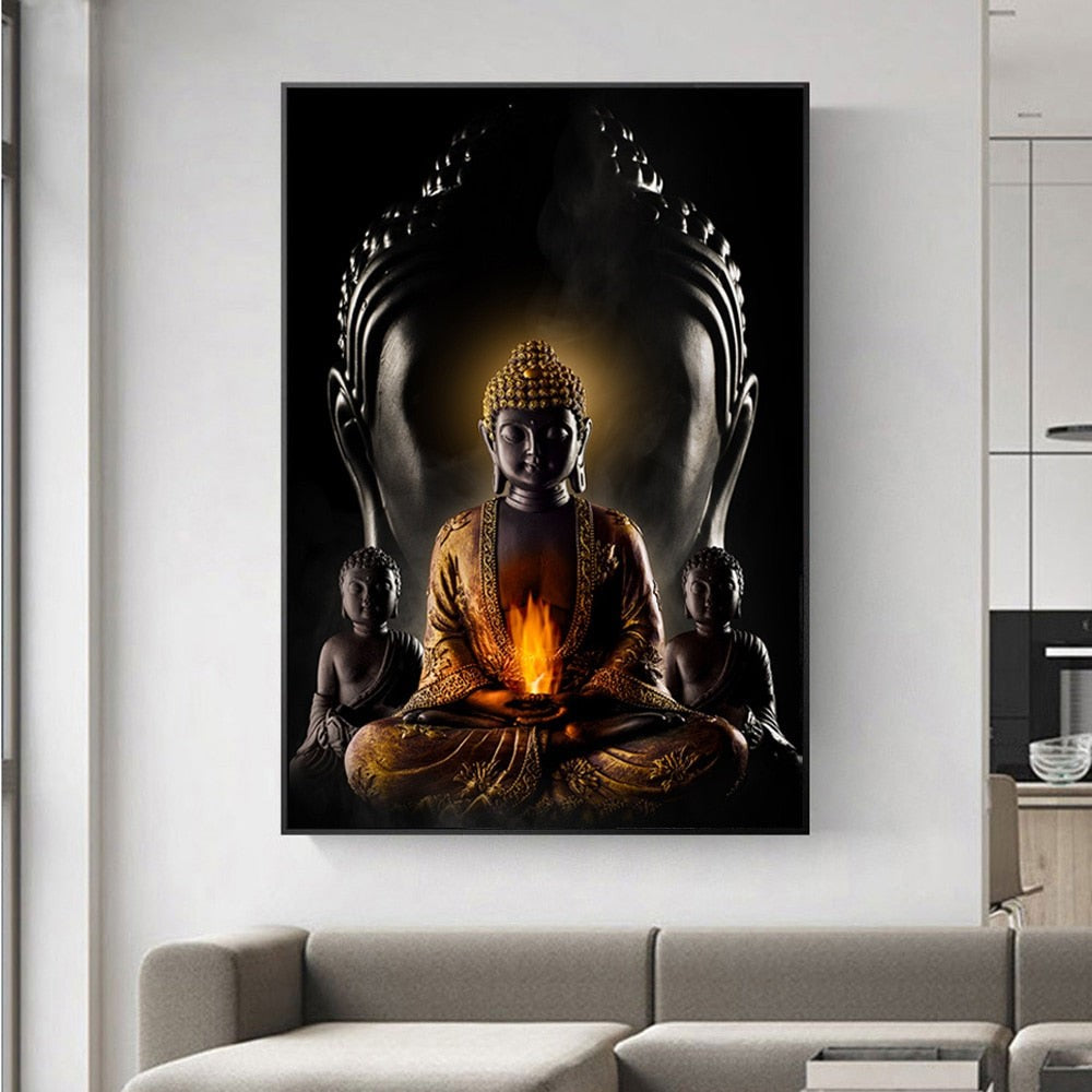 Lit Buddha