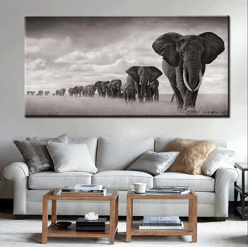 Black and White Elephants