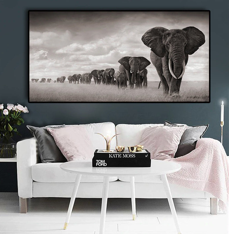 Black and White Elephants