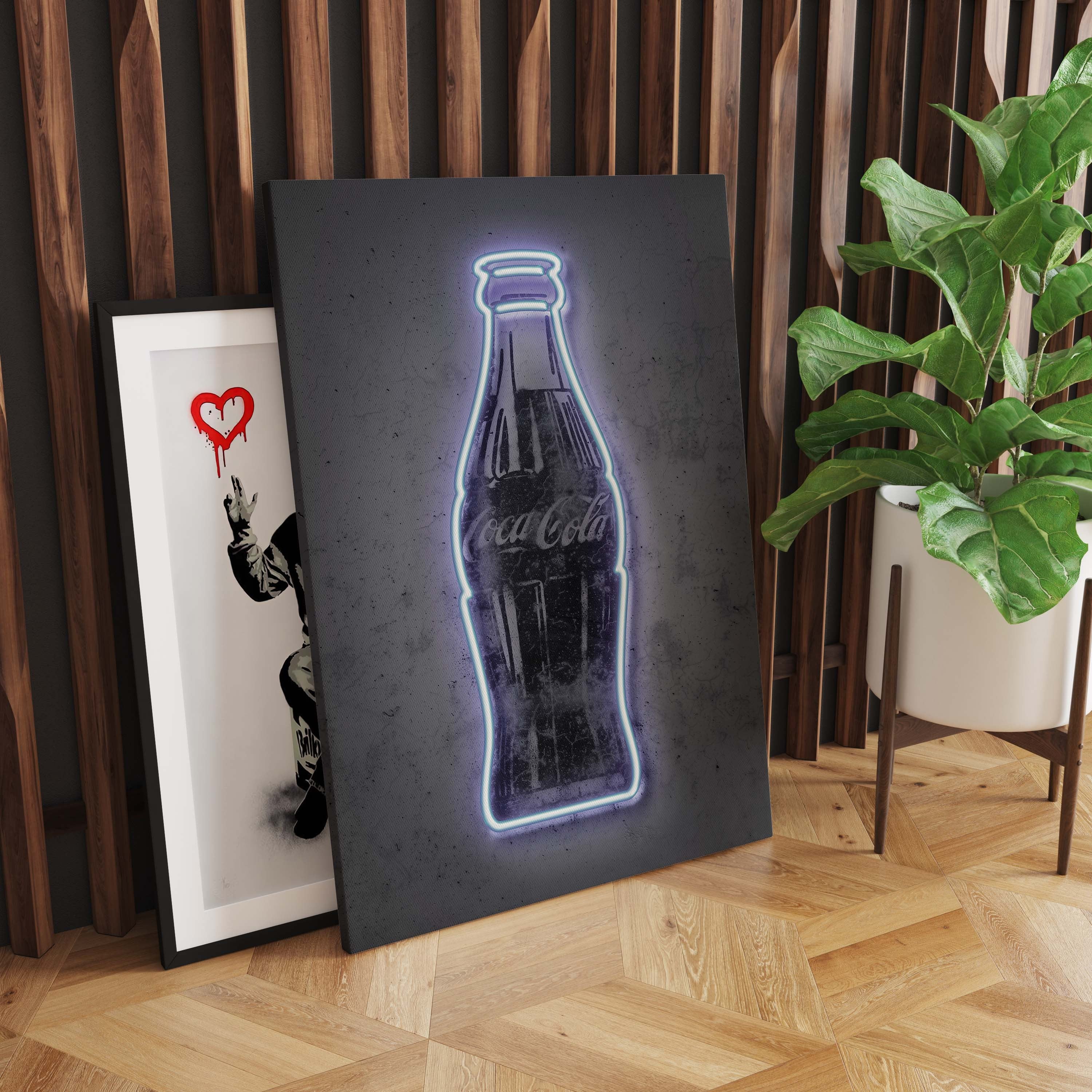 Neon Coke Bottle