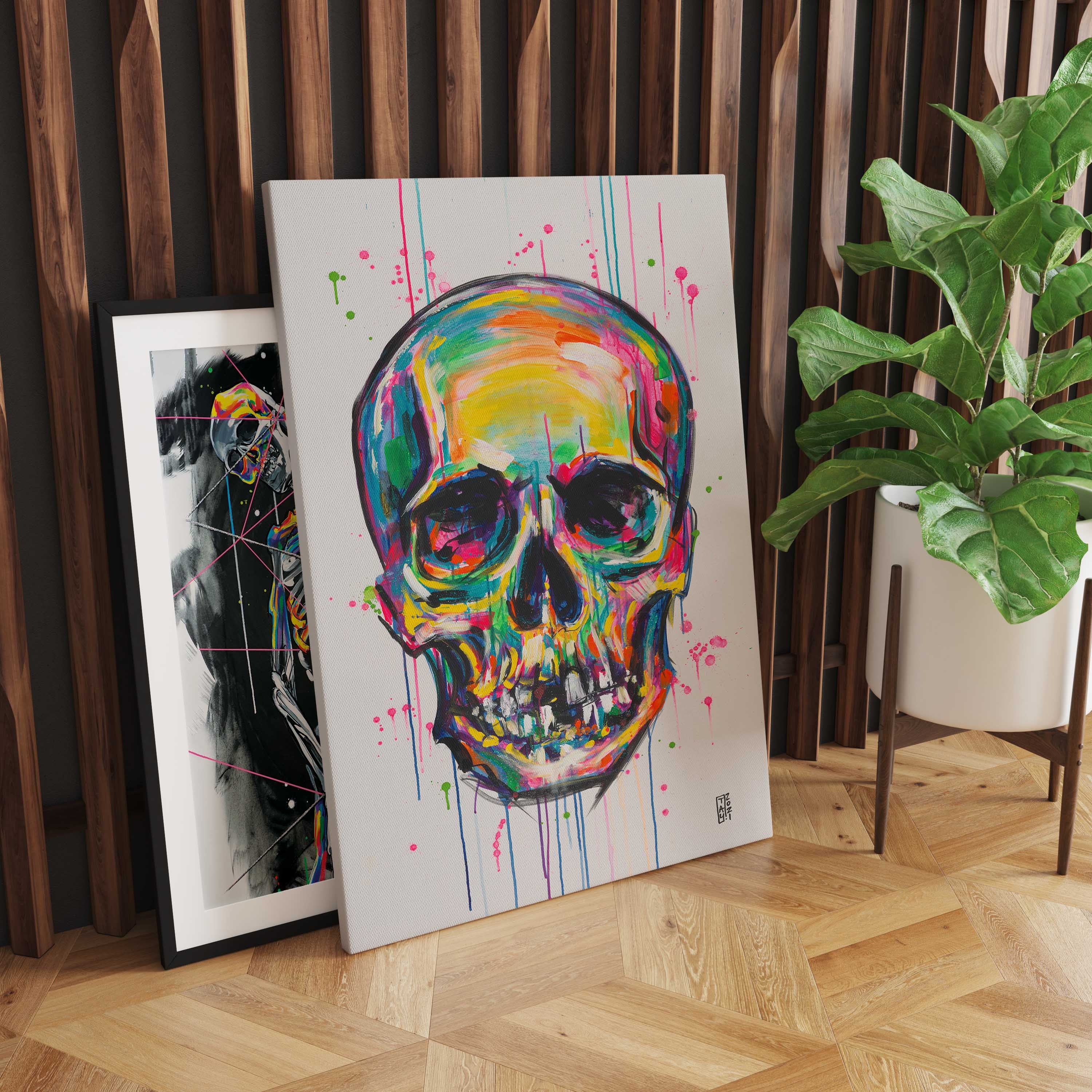 Rainbow Skull