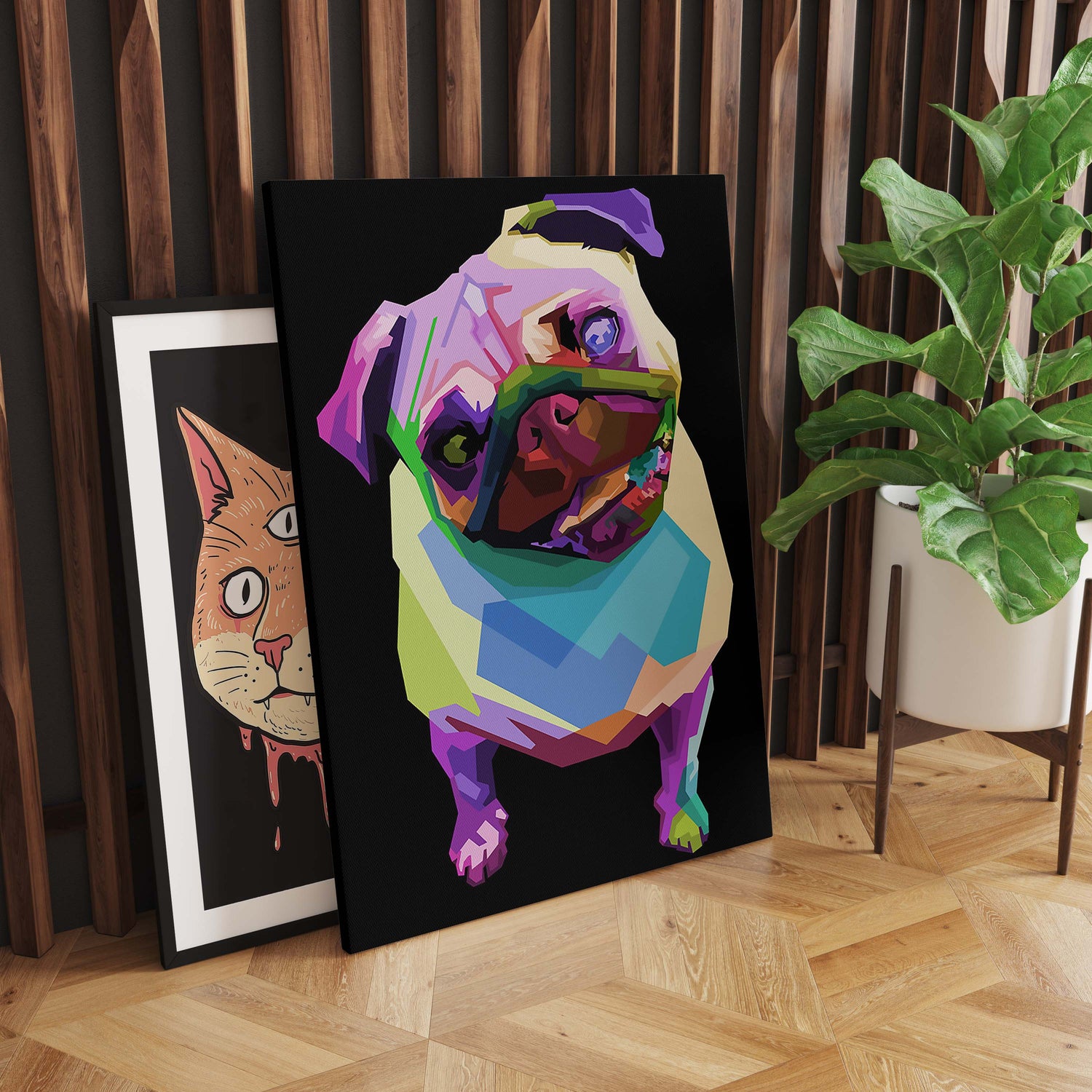 Geometric Pug