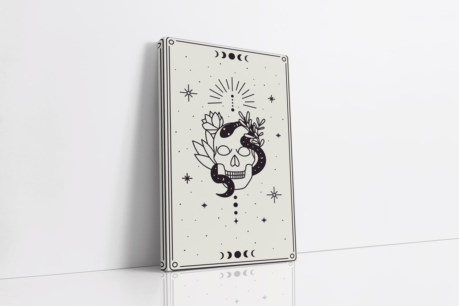 Skull and Snake Card