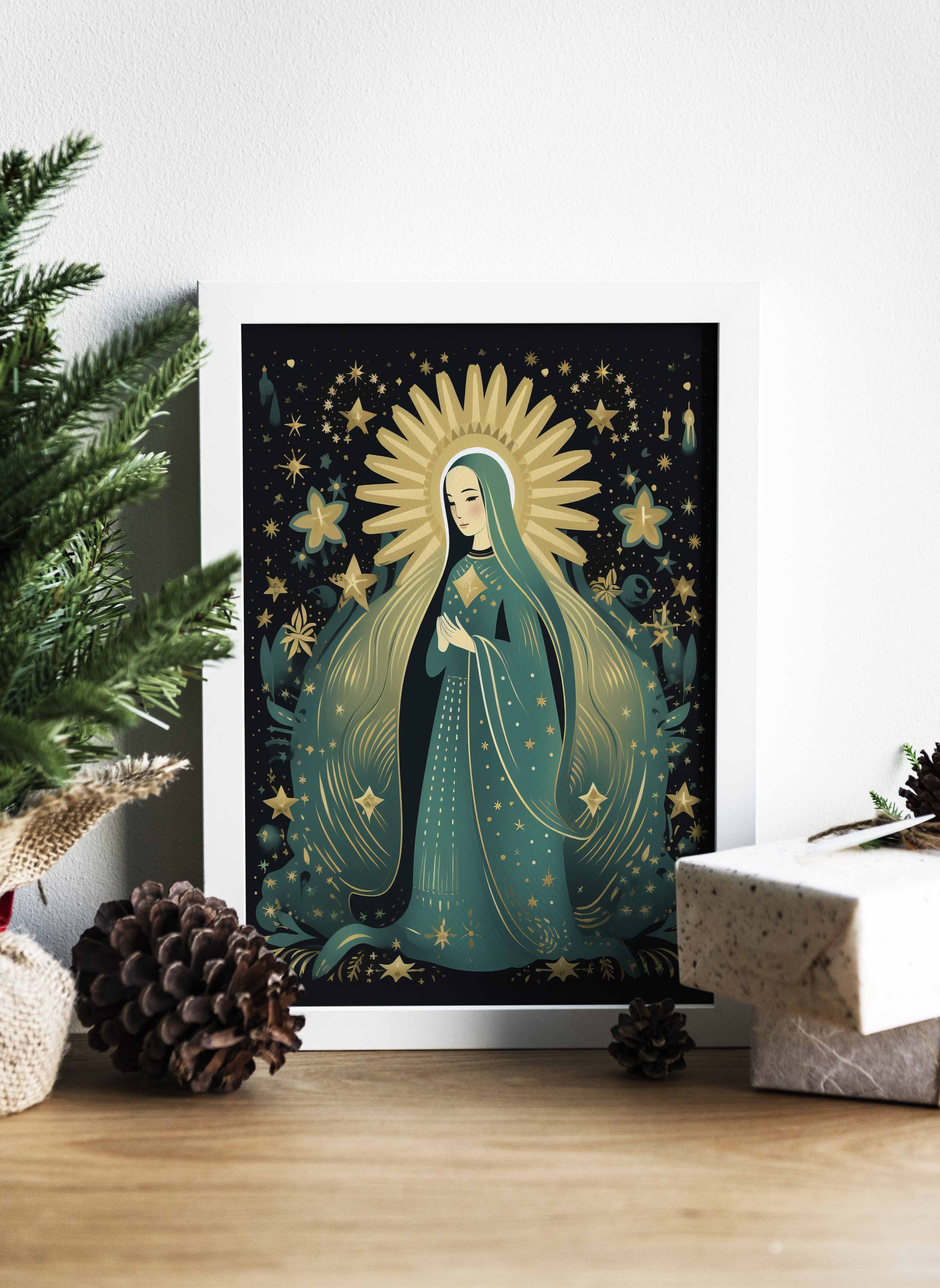 Mary with Halo and Stars