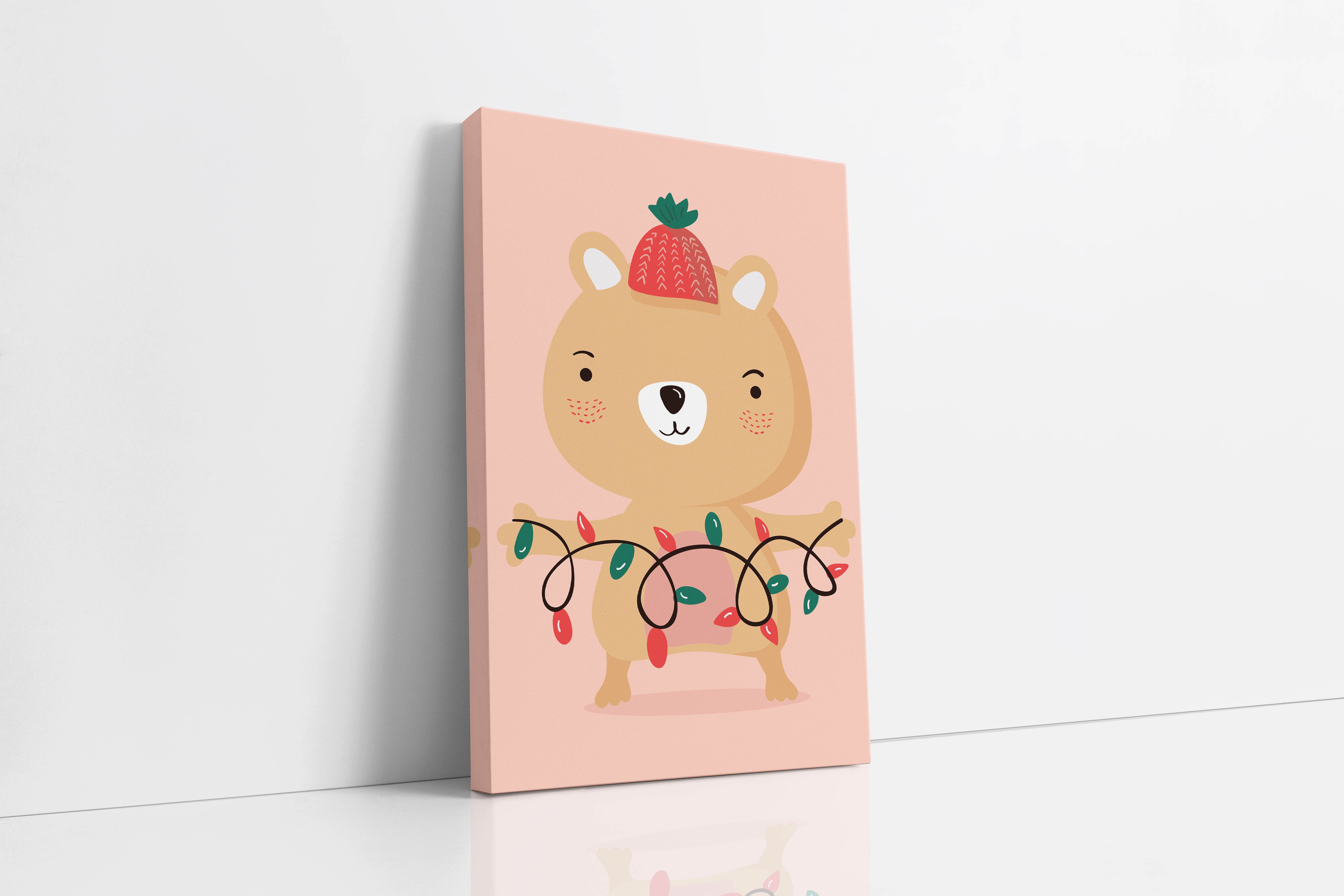 Hand Drawn Christmas Bear