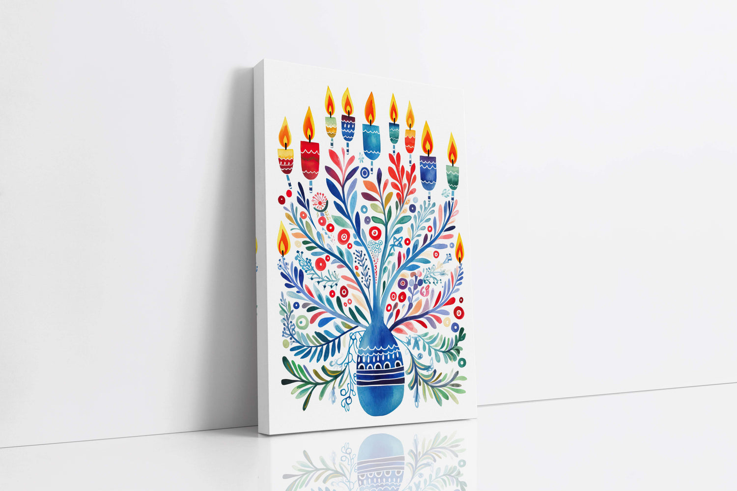 Abstract Menorah