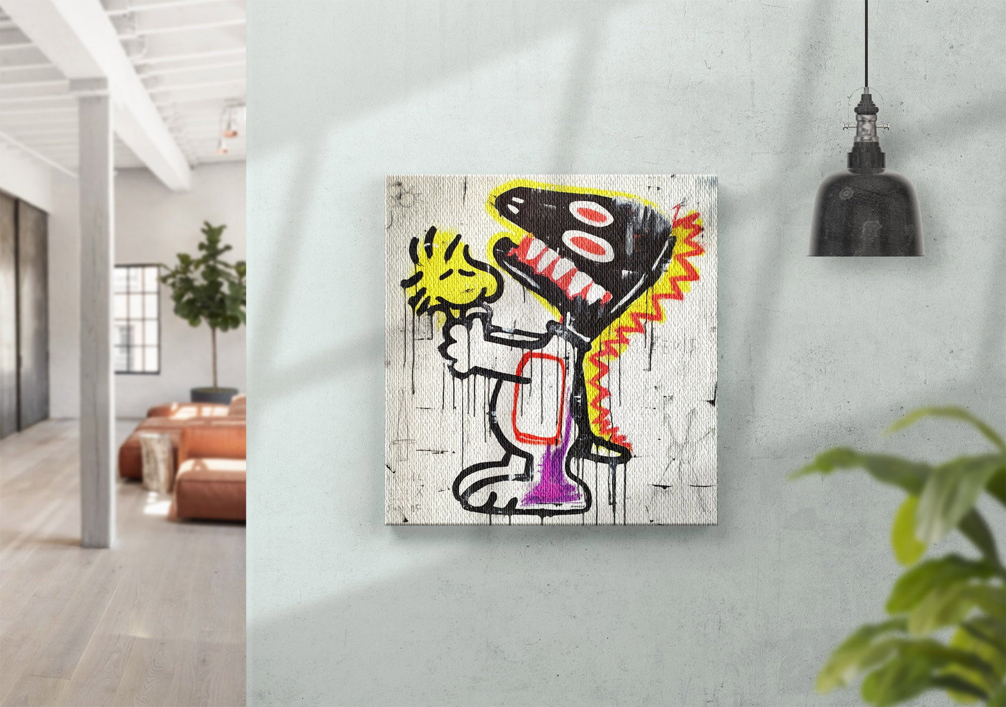 Snoopy Basquiat White