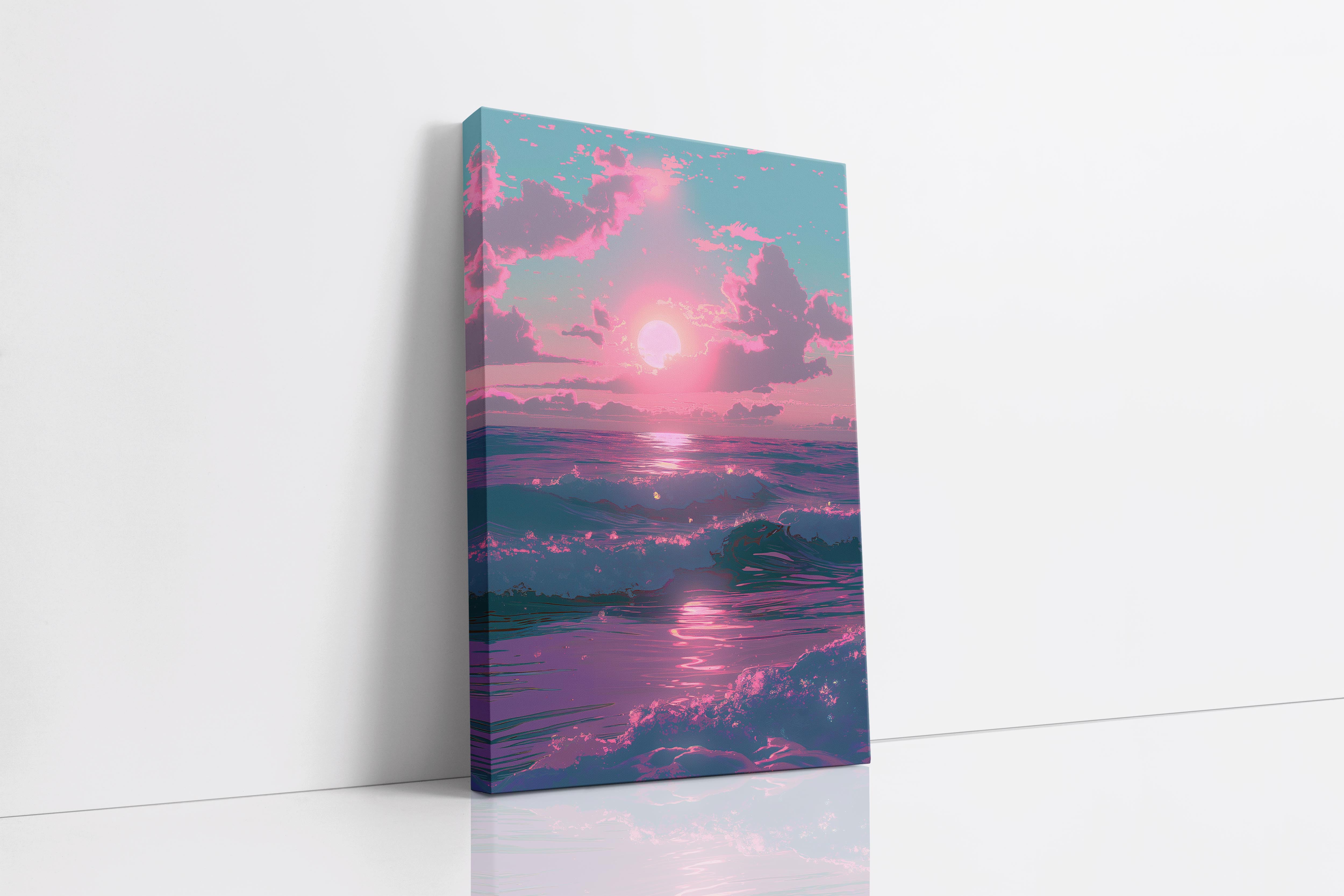 Pastel Neon Sunset