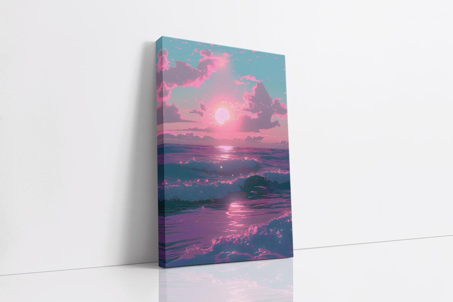 Pastel Neon Sunset