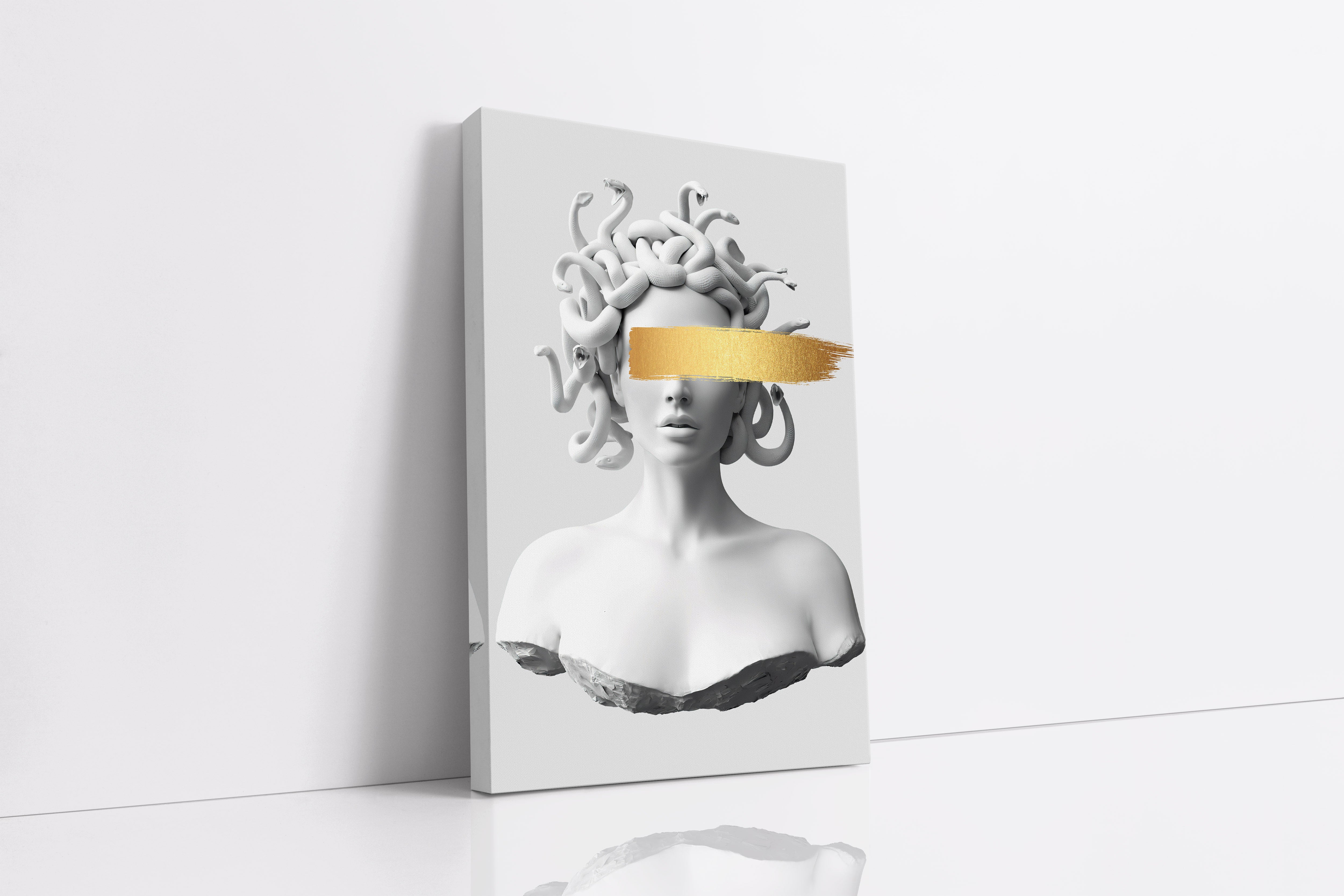 Modern Gold Medusa