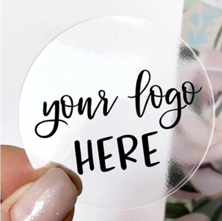 Clear Die Cut Custom Vinyl Stickers
