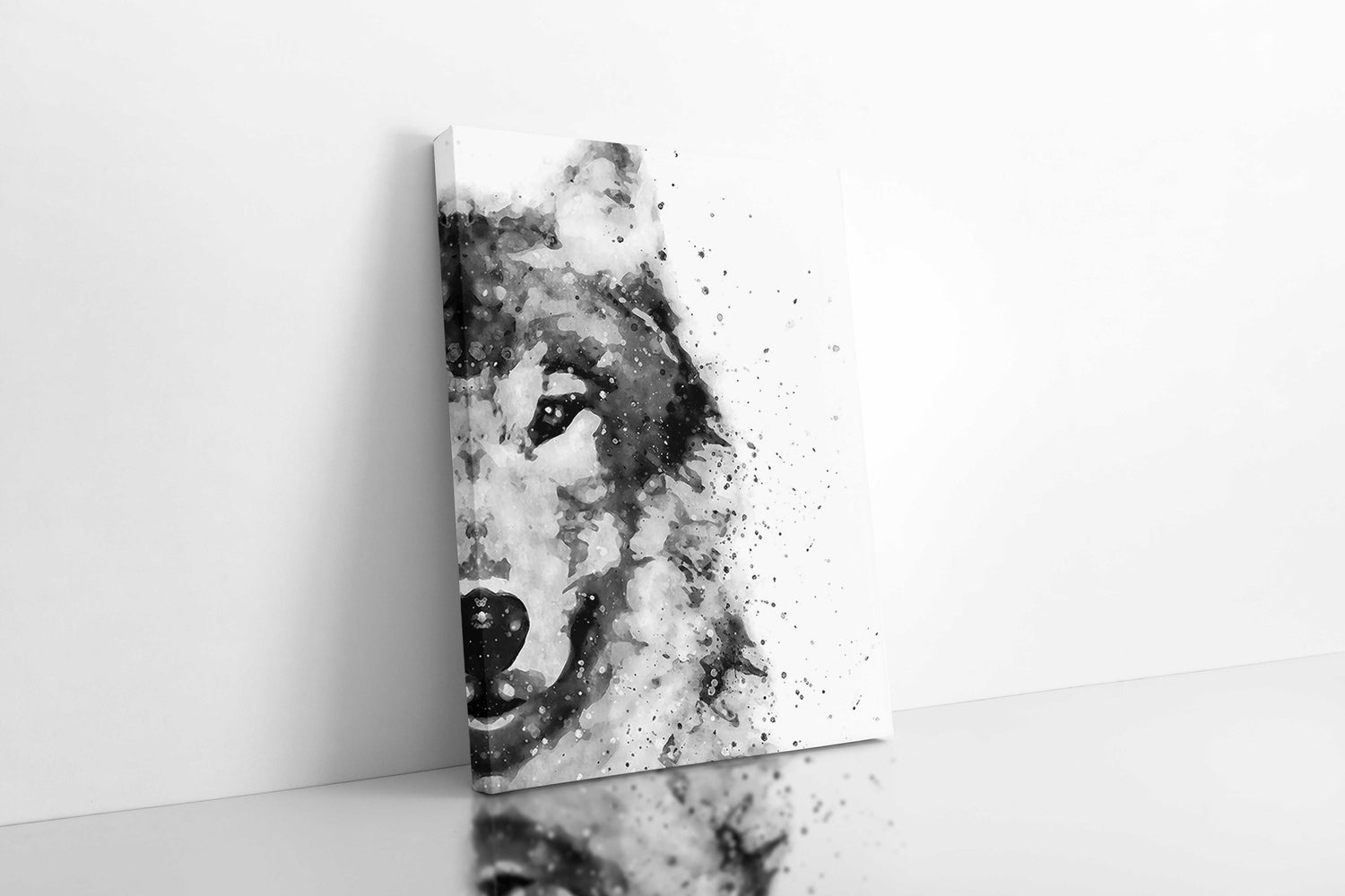 Black and White Wolf